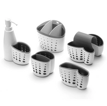 Load image into Gallery viewer, Hanging Drain Basket Bathroom Shower Storage Basket Tray Sponge Holder Organizer Shower Storage Shelf
