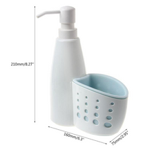 Load image into Gallery viewer, Multi-function Kitchen Bathroom Liquid Detergent Storage Box Cleaning Sponge Soap Holder Two-in-one Packaging Bottle
