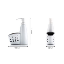 Load image into Gallery viewer, Multi-function Kitchen Bathroom Liquid Detergent Storage Box Cleaning Sponge Soap Holder Two-in-one Packaging Bottle
